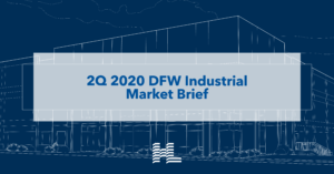 2Q 2020 DFW Industrial Market Brief