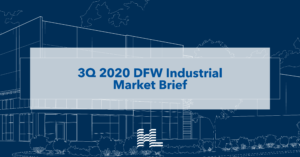 3Q 2020 DFW Industrial Market Brief