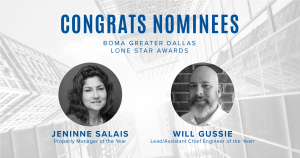 Congratulations to our BOMA Lone Star Award Nominees