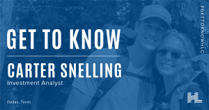 Get to Know Carter Snelling, Investment Analyst