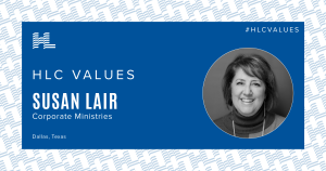 HLC Values Susan Lair, Corporate Ministries