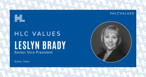 HLC Values Leslyn Brady, Senior Vice President